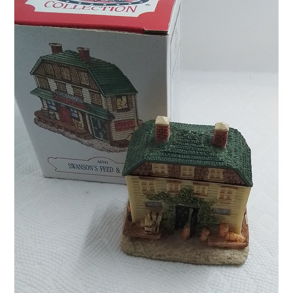 The Americana Collection Swanson's Feed & Grain AH41 Miniature Building 1994